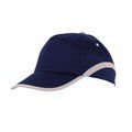Gorra algodon 5 paneles ribeteada con cierre de velcro Maka