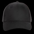 Gorra algodón cierre autoadherente Black