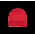 Gorra algodón cierre hebilla metálica Red / White