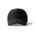 Gorra de algodón con cierre de hebilla Negro Talla Única Adulto