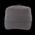 Gorra de algodón con cierre de velcro DARK GREY