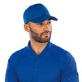 Gorra de algodón con cierre de velcro y ojales
