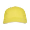 Gorra de algodón con cinta antisudoral Amarillo Kids