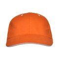 Gorra de algodón con cinta antisudoral Naranja UNICA