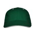 Gorra de algodón con cinta antisudoral Verde Botella UNICA