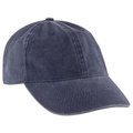 Gorra de algodón con efecto lavado Azul Marino