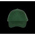 Gorra de algodón grueso con 5 paneles Forest Green