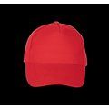 Gorra de algodón grueso con 5 paneles Red