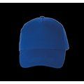 Gorra de algodón grueso con 5 paneles Royal Blue