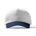 Gorra de algodón con modelos bicolor Blanco/Marino Talla Única Adulto