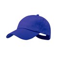 Gorra algodón niño de 5 paneles y cierre de velcro Azul