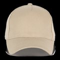 Gorra de algodón reciclado con trazabilidad blockchain Beige