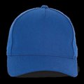 Gorra de algodón reciclado con trazabilidad blockchain Royal Blue
