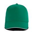 Gorra con banda de transpiración Kelly Green / White