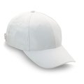 Gorra de béisbol en algodón grueso con cierre hebilla metal Blanco