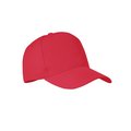 Gorra Béisbol RPET Ajustable Rojo