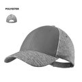 Gorra bicolor con 6 paneles en poliéster alta calidad