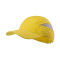 Gorra deportiva de 7 paneles con redecilla para el sudor Amarillo