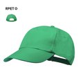 Gorra ecológica de plástico reciclado con 5 paneles 