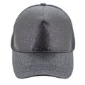 Gorra con Glitter y Rejilla