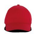 Gorra infantil de algodón con velcro Cherry Red