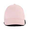 Gorra infantil de algodón con velcro Pink