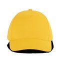 Gorra infantil de algodón con velcro Yellow