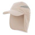 Gorra de microfibra con solapa trasera PI