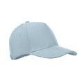 Gorra de pana de 5 paneles Azul Bebé