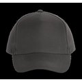 Gorra de poliéster 5 paneles cierre velcro DARK GREY