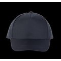 Gorra de poliéster 5 paneles cierre velcro Navy