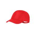 Gorra con protección UV50 y cierre ajustable Roj