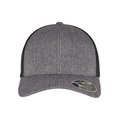 Gorra de rejilla bicolor ajustable MELANGE CHARCOAL / BLACK
