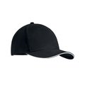 Gorra sándwich de béisbol en algodón grueso con cierre hebilla metal