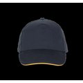 Gorra con sandwich contrastado Navy / Yellow