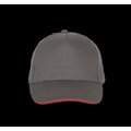 Gorra con sandwich contrastado Slate Grey / Red