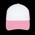 Gorra trucker con ajuste de plástico White / Aurora Pink