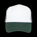 Gorra trucker con ajuste de plástico White / Pineneedle Green