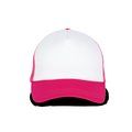 Gorra trucker infantil White / Fuchsia