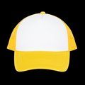 Gorra trucker infantil White / Solar Yellow