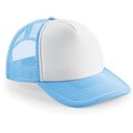 Gorra vintage poliéster Sky Blue / White