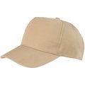 Gorra con visera curva Khaki Beige