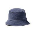 Gorro de algodón bob efecto lavado Marino TALLA ÚNICA ADULTO