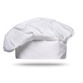 Gorro chef francés con cierre de velcro Blanco