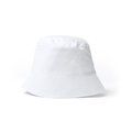 Gorro estilo bob 100% algodón adulto Blanco Talla Única Adulto