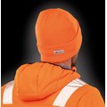 Gorro ligero cortavientos con polar y borde doblado