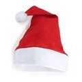 Gorro navideño de poliéster talla única Rojo Talla Única Adulto