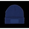 Gorro con parche y forro polar Royal Blue
