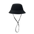 Gorro de pescador impermeable UPF50+ Negro