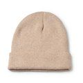Gorro de poliéster doble capa Beige Talla Única Adulto